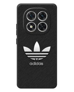 Чехол для Xiaomi Poco M8 Pro с картинкой «Adidas Карбоновая текстура»
