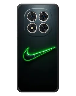 Чехол для Xiaomi Poco M8 Pro с картинкой «Неоновый контур Nike»