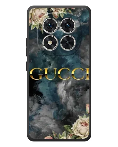 Чехол для Xiaomi Poco M8 Pro с картинкой «Абстрактные цветы Gucci» Чехол для Xiaomi Poco M8 Pro с картинкой «Абстрактные цветы Gucci»