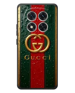 Чехол для Xiaomi Poco M8 Pro с картинкой «Gucci — фирменная полоса и золото» Чехол для Xiaomi Poco M8 Pro с картинкой «Gucci — фирменная полоса и золото»