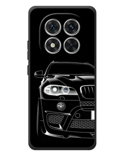 Чехол для Xiaomi Poco M8 Pro с картинкой «Темный силуэт BMW»