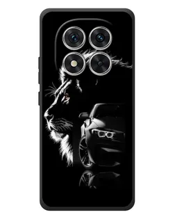 Чехол для Xiaomi Poco M8 Pro с картинкой «BMW и лев»