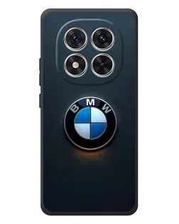Чехол для Xiaomi Poco M8 Pro с картинкой «Логотип BMW — минимализм»