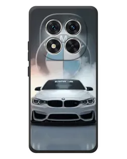 Чехол для Xiaomi Poco M8 Pro с картинкой «BMW в белом дыму»