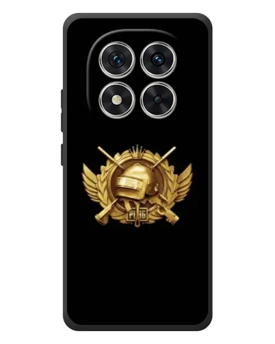 Чехол для Xiaomi Poco M8 Pro с картинкой «PUBG — оранжевый градиент»