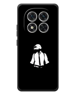 Чехол для Xiaomi Poco M8 Pro с картинкой «PUBG — белый шлем»