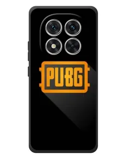 Чехол для Xiaomi Poco M8 Pro с картинкой «PUBG — рамка лого»