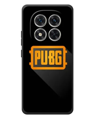 Чехол для Xiaomi Poco M8 Pro с картинкой «PUBG — рамка лого»
