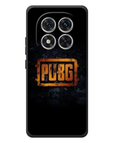 Чехол для Xiaomi Poco M8 Pro с картинкой «PUBG — золотой логотип»