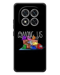 Чехол для Xiaomi Poco M8 Pro с картинкой «Логотип Among Us»