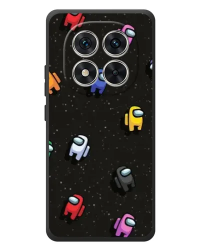 Чехол для Xiaomi Poco M8 Pro с картинкой «Космический паттерн Among Us»