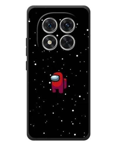 Чехол для Xiaomi Poco M8 Pro с картинкой «Красный Among Us»