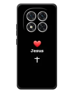 Чохол для Xiaomi Poco M8 Pro з картинкою «Серце - Jesus» Чохол для Xiaomi Poco M8 Pro з картинкою «Серце - Jesus»
