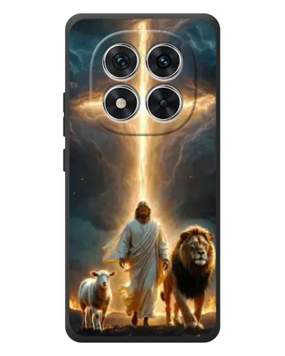 Чехол для Xiaomi Poco M8 Pro с картинкой «Лев Иуды и Свет» Чехол для Xiaomi Poco M8 Pro с картинкой «Лев Иуды и Свет»
