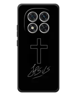 Чехол для Xiaomi Poco M8 Pro с картинкой «Графический крест Jesus» Чехол для Xiaomi Poco M8 Pro с картинкой «Графический крест Jesus»