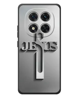 Чехол для Xiaomi Poco M8 Pro с картинкой «Металлический крест Jesus» Чехол для Xiaomi Poco M8 Pro с картинкой «Металлический крест Jesus»