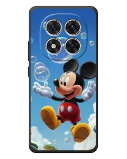 Чехол для Xiaomi Poco M8 Pro с картинкой «Mickey и мыльные пузыри»