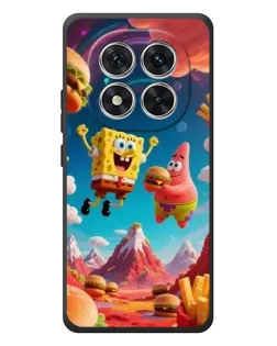 Чехол для Xiaomi Poco M8 Pro с картинкой «Космический фастфуд»