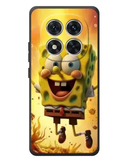 Чехол для Xiaomi Poco M8 Pro с картинкой «Губка Боб прыгает»