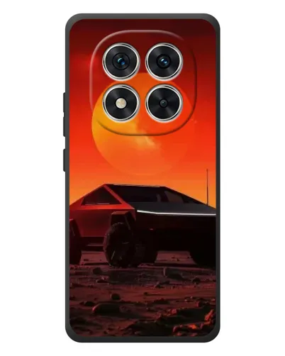 Чехол для Xiaomi Poco M8 Pro с картинкой «Cybertruck на Марсе»