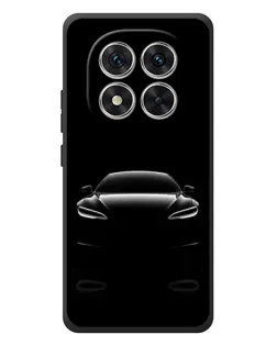 Чехол для Xiaomi Poco M8 Pro с картинкой «Силуэт Tesla Night»