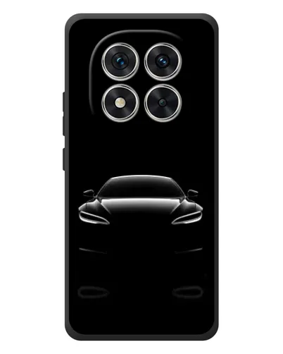 Чехол для Xiaomi Poco M8 Pro с картинкой «Силуэт Tesla Night»