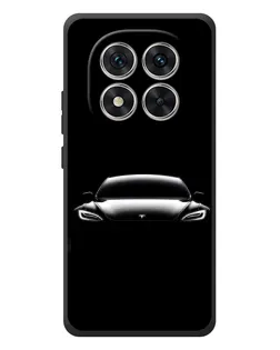 Чехол для Xiaomi Poco M8 Pro с картинкой «Фары Tesla Night»