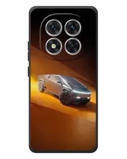 Чехол для Xiaomi Poco M8 Pro с картинкой «Cybertruck в пустыне»