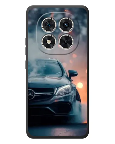 Чехол для Xiaomi Poco M8 Pro с картинкой «Mercedes — ночной город»