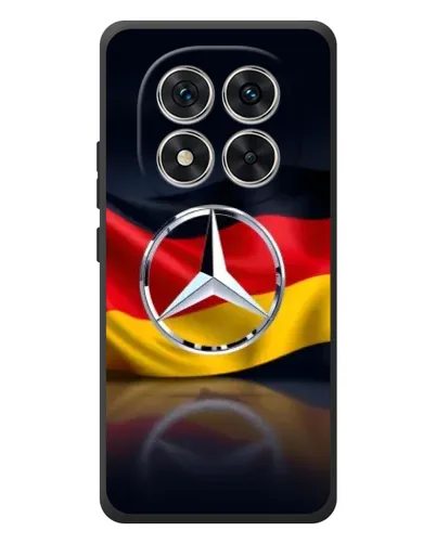 Чехол для Xiaomi Poco M8 Pro с картинкой «Mercedes — флаг Германии»