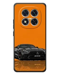 Чехол для Xiaomi Poco M8 Pro с картинкой «Оранжевый Mercedes AMG»