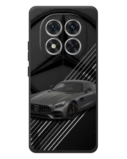 Чехол для Xiaomi Poco M8 Pro с картинкой «Mercedes AMG — графика»
