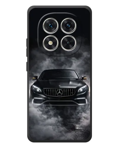 Чехол для Xiaomi Poco M8 Pro с картинкой «Mercedes в дыму»