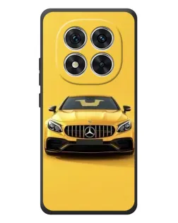 Чехол для Xiaomi Poco M8 Pro с картинкой «Желтый Mercedes GT»