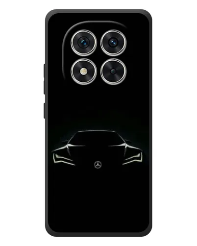Чехол для Xiaomi Poco M8 Pro с картинкой «Mercedes — силуэт авто» Чехол для Xiaomi Poco M8 Pro с картинкой «Mercedes — силуэт авто»