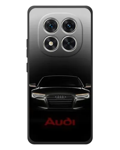 Чехол для Xiaomi Poco M8 Pro с картинкой «Audi — градиентный контур»