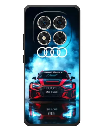 Чехол для Xiaomi Poco M8 Pro с картинкой «Audi Sport — неон»