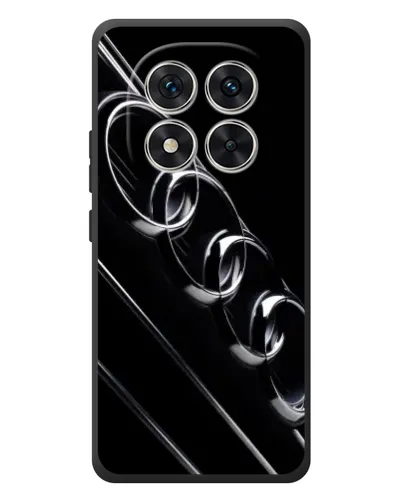 Чехол для Xiaomi Poco M8 Pro с картинкой «Audi — абстрактные кольца»