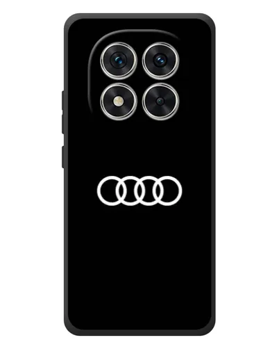 Чехол для Xiaomi Poco M8 Pro с картинкой «Audi White Logo»