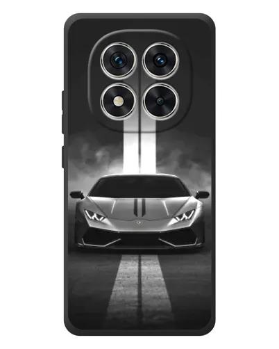 Чехол для Xiaomi Poco M8 Pro с картинкой «Lamborghini симметрия дорог»