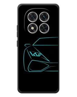 Чехол для Xiaomi Poco M8 Pro с картинкой «Голубой силуэт Lamborghini» Чехол для Xiaomi Poco M8 Pro с картинкой «Голубой силуэт Lamborghini»