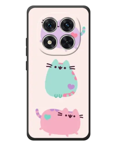 Чехол для Xiaomi Poco M8 Pro с картинкой «Pusheen трио» Чехол для Xiaomi Poco M8 Pro с картинкой «Pusheen трио»