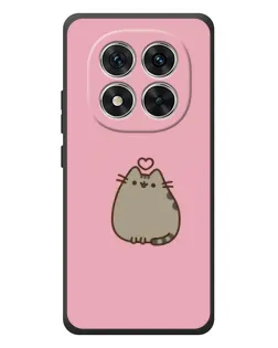 Чехол для Xiaomi Poco M8 Pro с картинкой «Pusheen сердце»