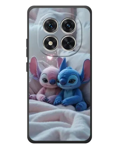 Чехол для Xiaomi Poco M8 Pro с картинкой «Плюшевые Стич Ангел»