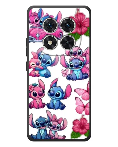Чехол для Xiaomi Poco M8 Pro с картинкой «Стикеры Stitch и Angel»