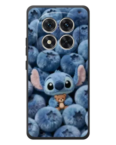 Чехол для Xiaomi Poco M8 Pro с картинкой «Стич и голубика»
