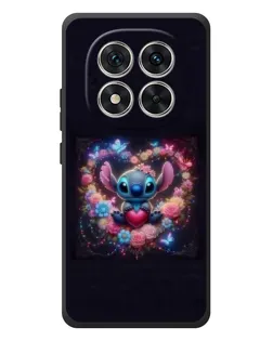 Чохол для Xiaomi Poco M8 Pro з картинкою «Stitch у квітах»