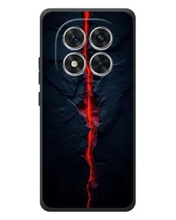 Чехол для Xiaomi Poco M8 Pro с картинкой «Kрасная лавовая трещина»