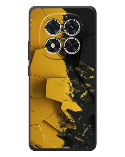 Чехол для Xiaomi Poco M8 Pro с картинкой «Золотые осколки геометрии»