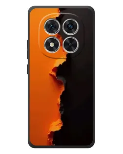 Чехол для Xiaomi Poco M8 Pro с картинкой «Оранжевый разлом»